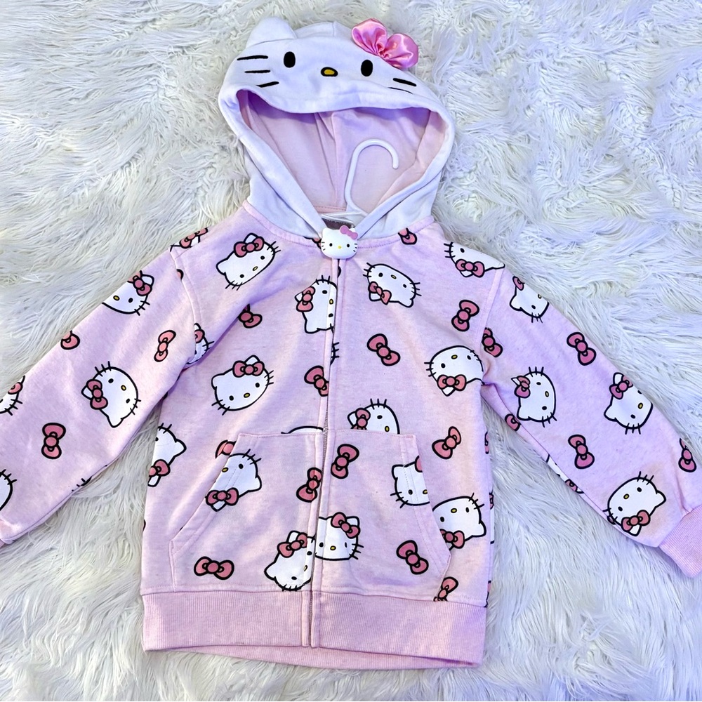 Hello Kitty Light Pink Kids Hoodie